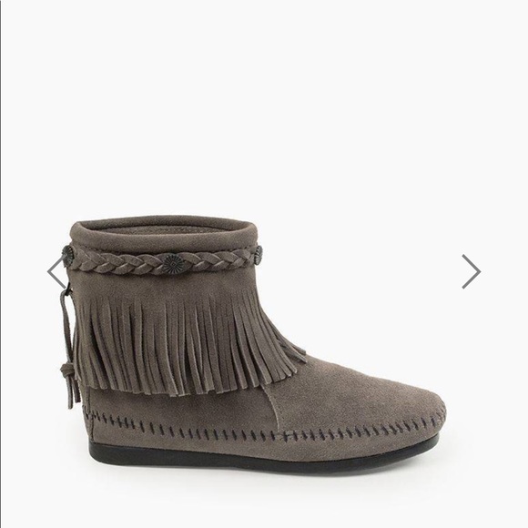 MINNETONKA HIGH TOP BACK ZIP BOOT - Picture 2 of 6